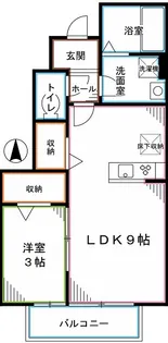ブランマロン【1階】の間取り