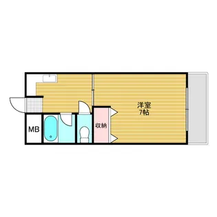 メゾンササキ【4階】の間取り