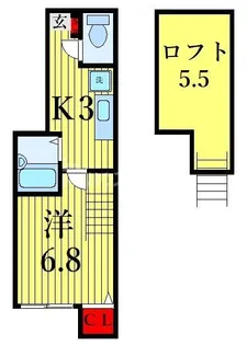 アーバンコート葛西【1階】の間取り