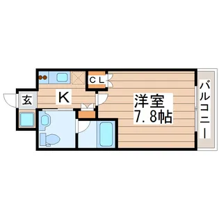 レジデンス片平【13階】の間取り