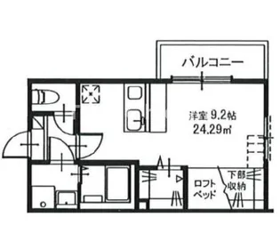 グロースリング清瀬【1階】の間取り