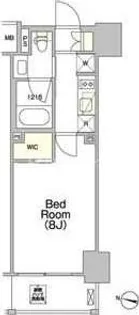 ジオエント赤羽【8階】の間取り