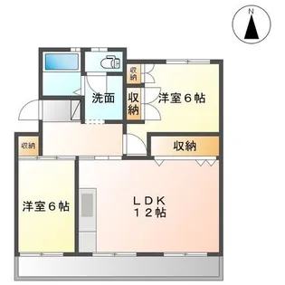 マンションてんじん【1階】の間取り