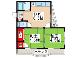 ライズ コ-ポ【2階】の間取り