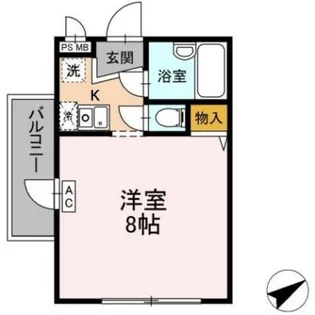 オークハイツ【2階】の間取り