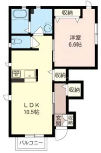 メゾン・ド・クレール【1階】の間取り