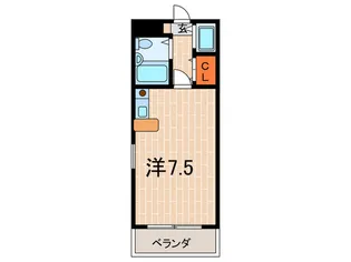 クレスト夙川【1階】の間取り