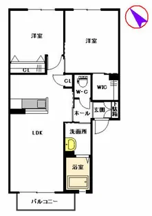 ドエルコート【2階】の間取り