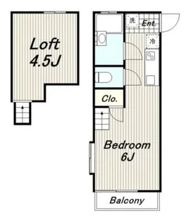 美里ハウス居村【1階】の間取り