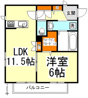 アレッタ住吉【2階】の間取り