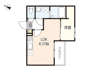 セブンプロート海田栄町【1階】の間取り