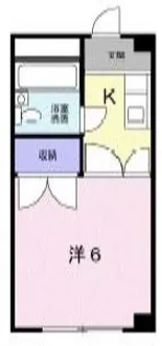 三島ハイツ【2階】の間取り