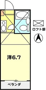 T-net アレックス朝霞台【2階】の間取り