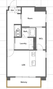 宮崎ミッドタウンツインタワーマハロ【3階】の間取り