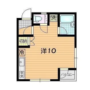 コーポフレンズ F【1階】の間取り