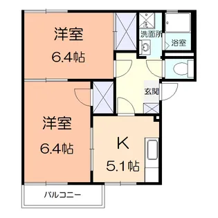 メモリーハイツ【2階】の間取り