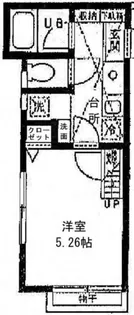 フォーチュン都立家政【2階】の間取り