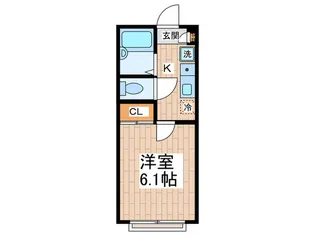 アリビオ調布【1階】の間取り