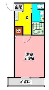 プロスペラーレ守口【2階】の間取り