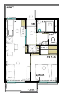 フォーブルアイ【2階】の間取り