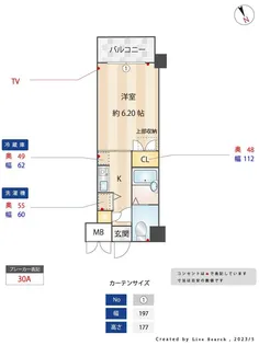K&S高宮【3階】の間取り