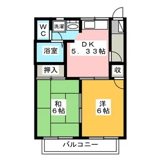 ハイツMIYA【2階】の間取り
