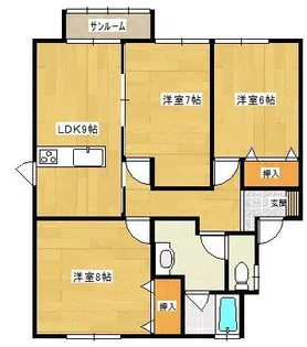 ●丸紺I番館【2階】の間取り