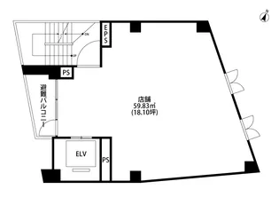 竹の塚Ririビル【4階】の間取り