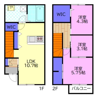 クレアの間取り