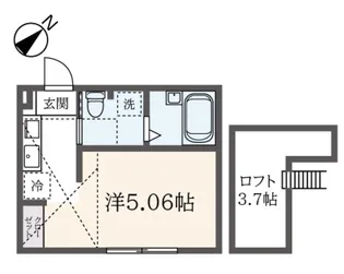 ソレイユコート横浜【2階】の間取り