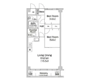 コンフォリアたまプラーザ【4階】の間取り