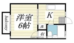 フローラル花の舞【2階】の間取り