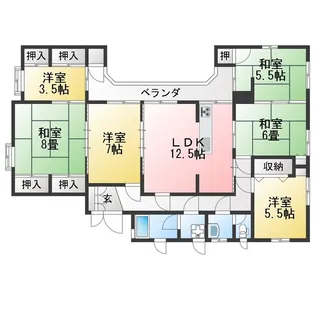 ボーセジュール【2階】の間取り