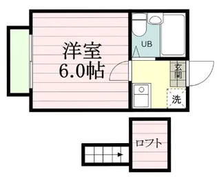 柏ハウス【2階】の間取り