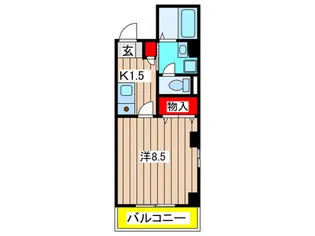 フェリ-チェ【1階】の間取り