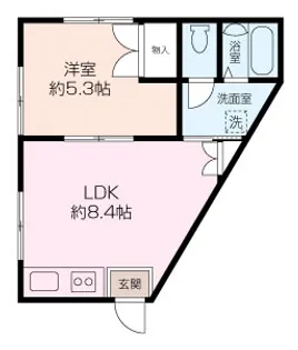 カノン【2階】の間取り