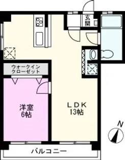 北小金京葉コーポ【3階】の間取り