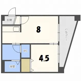 シティテラス南5条【3階】の間取り