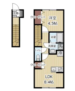 N ori(ノリ)【2階】の間取り