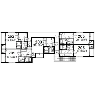 ヒロアーカ新守山【2階】の間取り