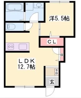 メイプルハイム【1階】の間取り