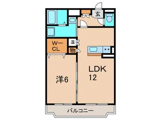 Gold West【2階】の間取り