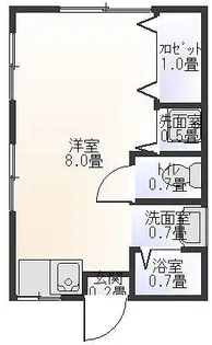 WEST【2階】の間取り