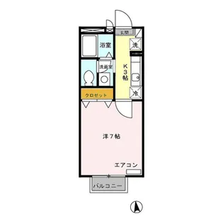 ベラ ヴィスタ【1階】の間取り