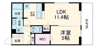 コニフェールI【1階】の間取り