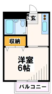 吉野ハイツ【2階】の間取り