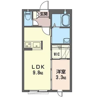 シャコンヌ A【1階】の間取り