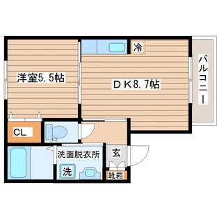 レトアA棟【2階】の間取り