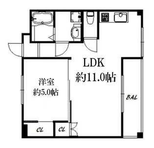 モン・ルポ・ダフネ【3階】の間取り