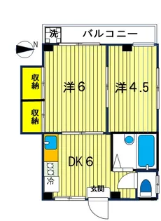コーポ松【3階】の間取り